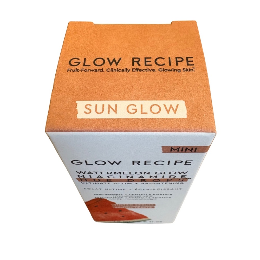 NEW Glow Recipe Watermelon Glow Niacinamide Hue Drops Sun Glow Mini 15ml - Picture 2 of 3